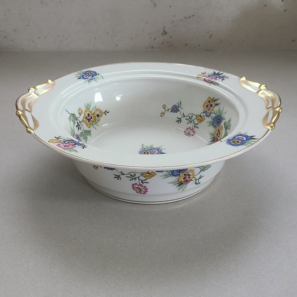 Limoges France Antique China Serving Bowl - Picture 1 of 11